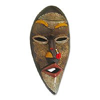 Ghanaian wood mask,