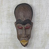 Yoruba wood mask,
