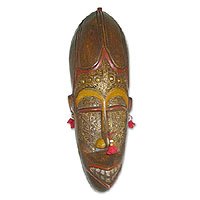 Ghanaian wood mask,