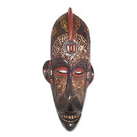 Akan wood mask,