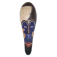 Gabonese wood mask Bountiful Earth Ghana
