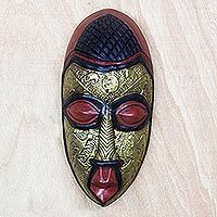 Akan wood mask,