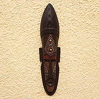 Ghanaian wood mask,