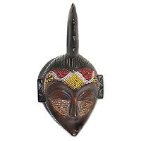 Ghanaian wood mask,