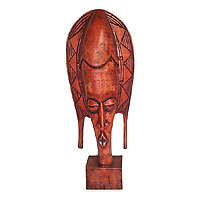 Ghanaian wood statuette Ghanaian Fish Ghana