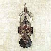 Ivoirian wood mask,