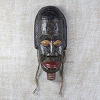 Akan wood mask,