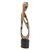 Wood sculpture, 'My Parent Protects Me' - Wood Family Sculpture (image 2b) thumbail