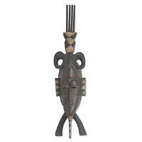 Ivoirian wood mask,