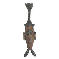 Ivoirian wood mask,