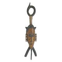 Ivoirian wood mask,