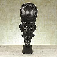Akan wood mask,