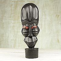 Akan wood mask,