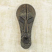 Akan wood mask,