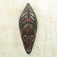 Akan wood mask,