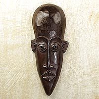Akan wood mask,