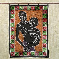 Batik wall hanging,