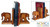 Wood bookends, 'African Elephants' - Hand Carved Wood Bookends thumbail