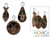 Wood ornaments, 'Three Kings' (set of 3) - Wood ornaments (Set of 3) thumbail