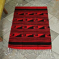 Zapotec wool rug Dusk 2x3.5 Mexico