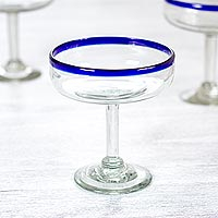 Margarita glasses Happy Hour large set of 6 Mexico