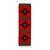 Zapotec wool runner, 'Forest Spirit' (1x3.5) - Red and Black Handcrafted Zapotec Area Rug (1x3.5) thumbail