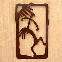Iron wall adornment,