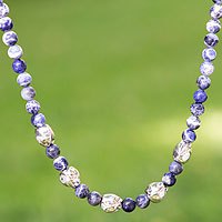 Sodalite necklace,