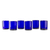 Blown glass tumblers, 'Pure Cobalt' (set of 6) - Blue Hand Blown Glass Tumblers Set of 6 Mexico (image 2e) thumbail