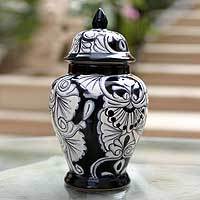 Ceramic urn,