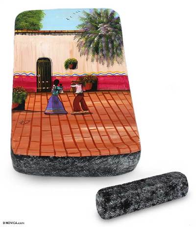 Handcrafted Folk Art Ceramic Sculpture