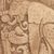 Ceramic wall plaque, 'Mighty Maya Jaguar in Beige' - Mexico Archaeology Handcrafted Ceramic Wild Cat Plaque (image 2b) thumbail