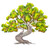Steel wall art, 'Forest Bonsai' - Steel Wall Art Tree Sculpture (image 2a) thumbail