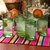 Highball glasses, 'Emerald Green' (set of 6) - Artisan Crafted Handblown Glass Recycled Cocktail Drinkware thumbail