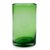 Highball glasses, 'Emerald Green' (set of 6) - Artisan Crafted Handblown Glass Recycled Cocktail Drinkware (image 2c) thumbail