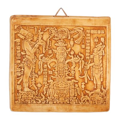 Ceramic Plaque of Art from Palenque