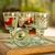Wine glasses, 'Contoured' (set of 6) - Unique Handblown Glass Wine Drinkware from Mexico thumbail