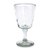 Wine glasses, 'Contoured' (set of 6) - Unique Handblown Glass Wine Drinkware from Mexico (image 2d) thumbail