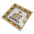 Majolica ceramic plate, 'Catrina' - Square Majolica Ceramic Plate Handmade in Mexico (image 2a) thumbail
