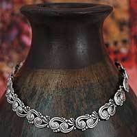 Sterling silver choker,