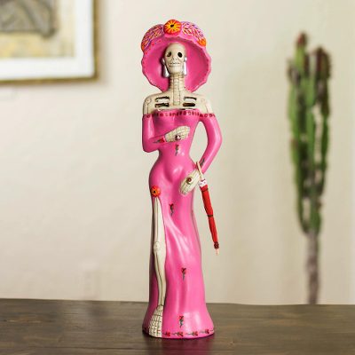 Ceramic sculpture, Rose Catrina