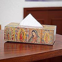 Decoupage tissue box,