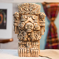 Ceramic figurine Serpent Skirt Goddess large Mexico