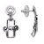 Sterling silver dangle earrings, 'Aztec Royalty' - Sterling silver dangle earrings (image 2b) thumbail
