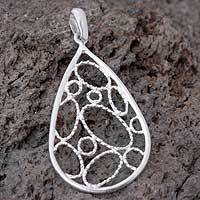 Sterling silver pendant,