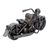 Auto part sculpture, 'Rustic Sport Motorbike' - Handmade Chopper Recycled Metal Motor Cycle Sculpture (image 2a) thumbail