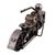 Auto part sculpture, 'Rustic Sport Motorbike' - Handmade Chopper Recycled Metal Motor Cycle Sculpture (image 2d) thumbail