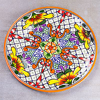 Ceramic serving plate Happy Tradition Mexico