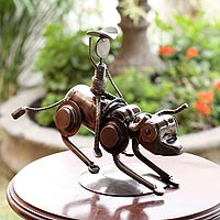 Iron sculpture Rustic Bull Ride Mexico