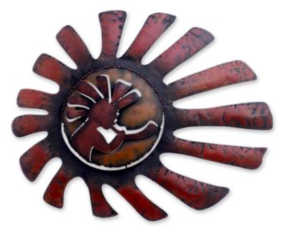 Handcrafted Musical Sun Wall Art